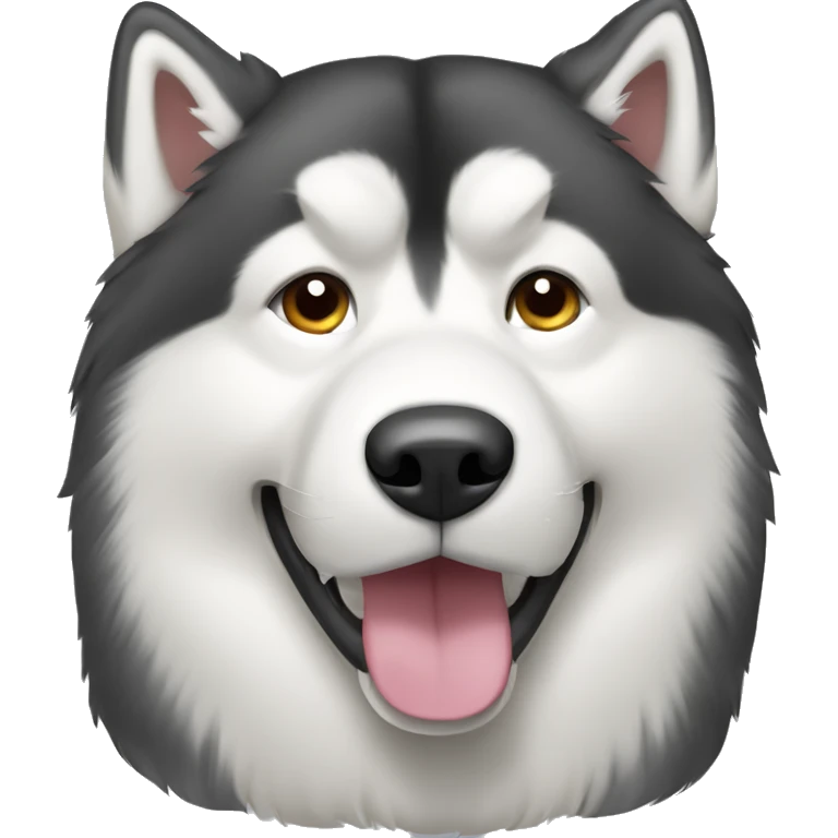 Malamute dog white emoji