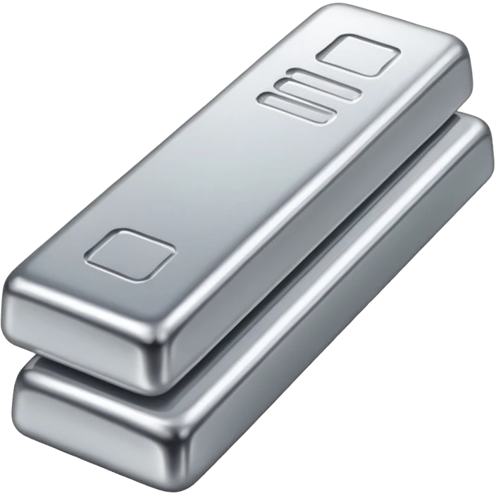 Create a silver bar that is visible in a small navigation bar for my jewellery shop website make it attractive for the navigation bar make it visible properly. Make the gold bar and silver similar or same in style emoji