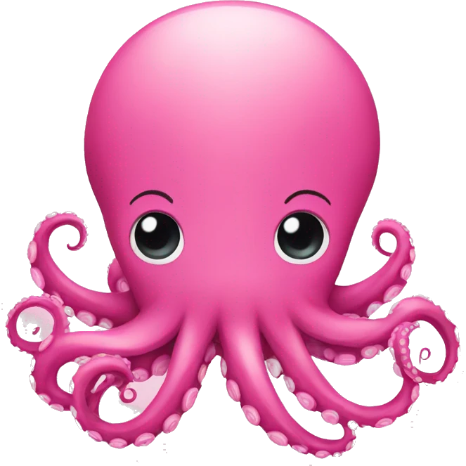 octopus pink emoji