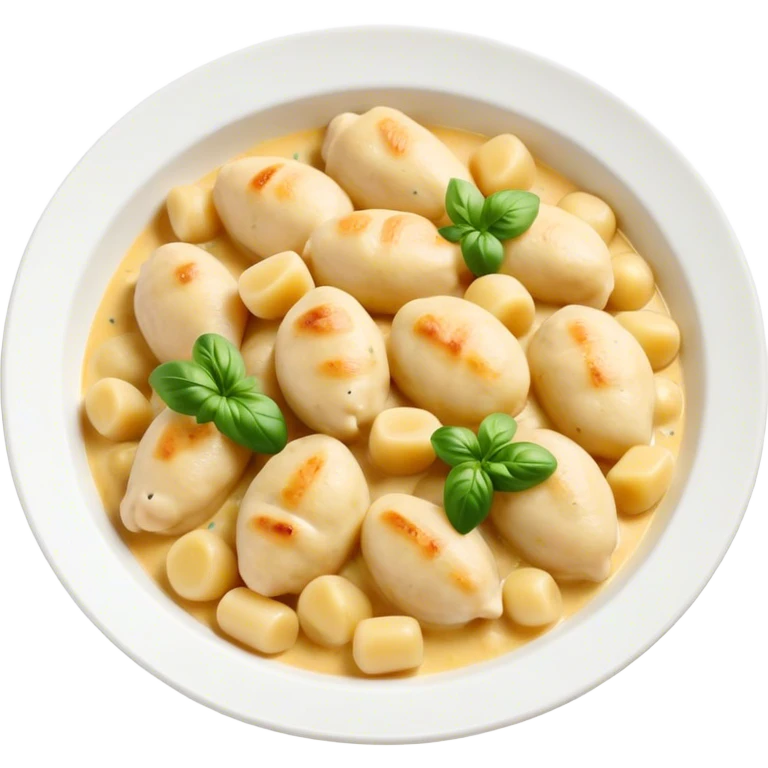 Chicken Alfredo Gnocchi emoji
