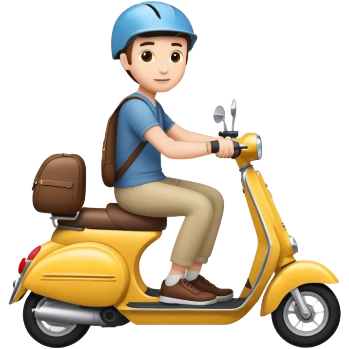 riding a scooter emoji
