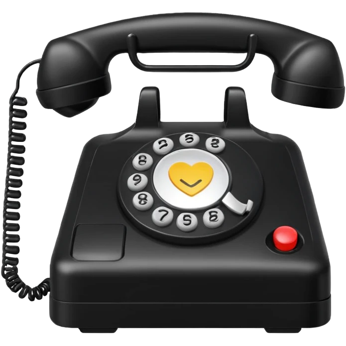 Phone hotline phone emoji
