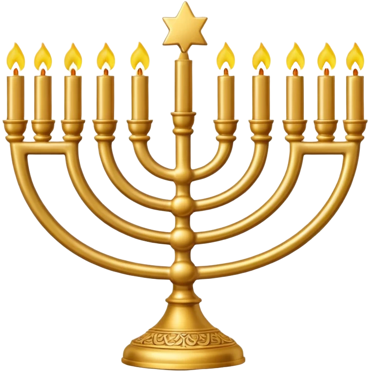The Menorah emoji