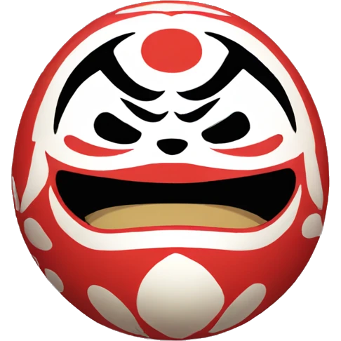 Daruma doll emoji
