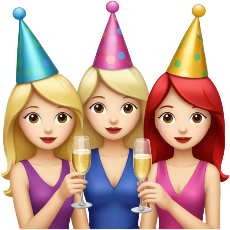 drinks with the girls emoji