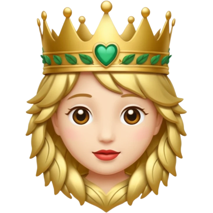 heart wearing a laurel crown emoji