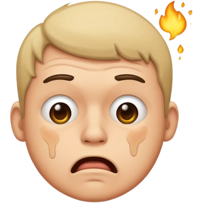 Make a man farting emoji