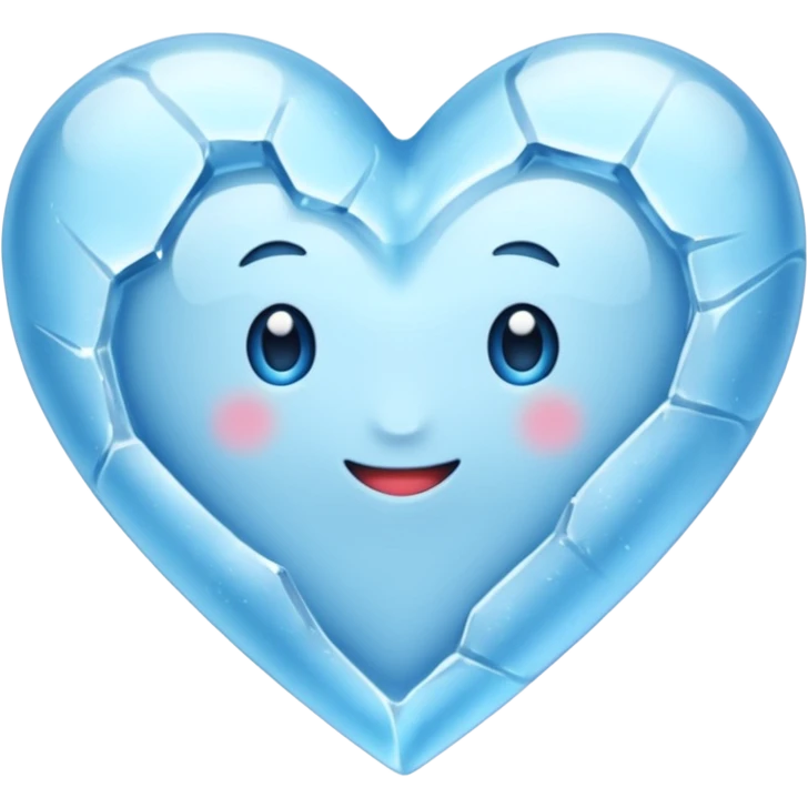 Corazón de hielo emoji