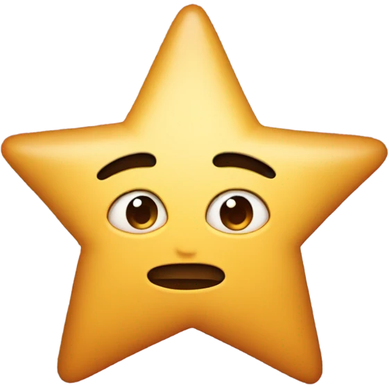 Shorting star emoji