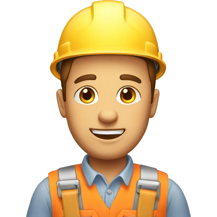 Funny builder emoji