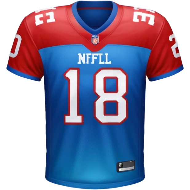 shirt nfl blue (#00A3E0) and red (#F9423A) emoji