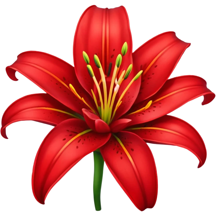 Red Lily emoji