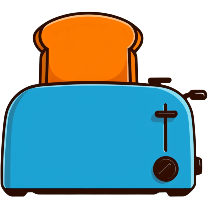 blue toaster emoji