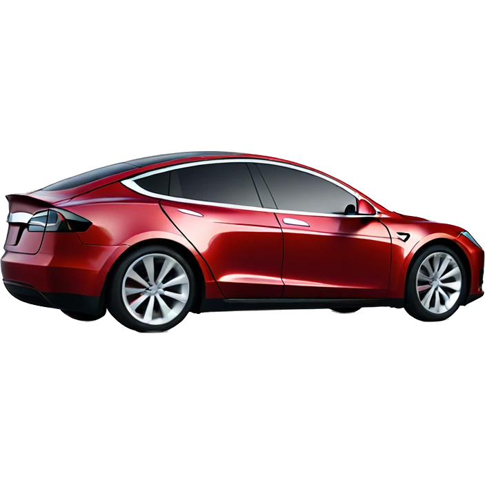 Tesla as Santa’s sleigh emoji