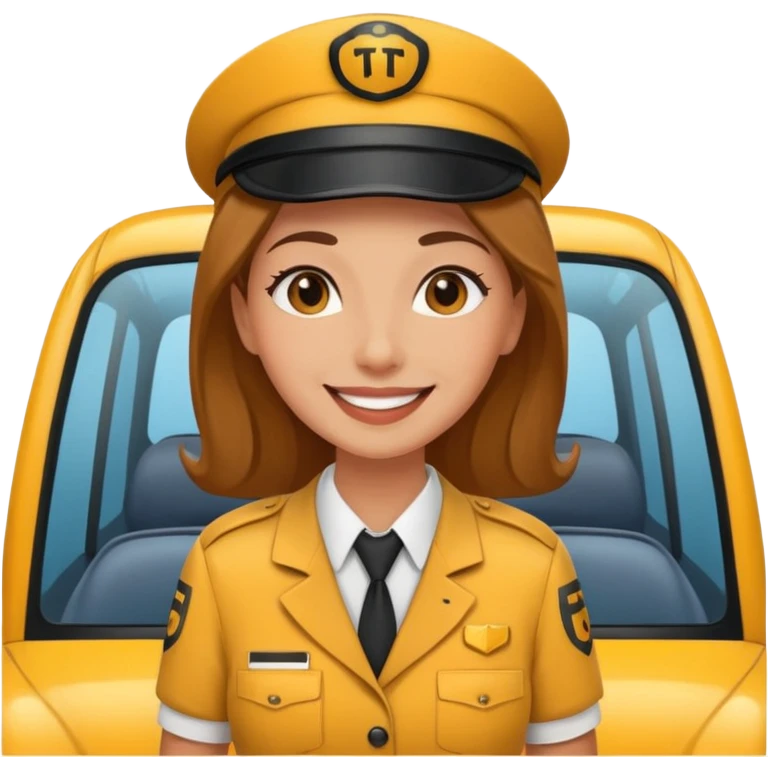 woman taxi driver emoji