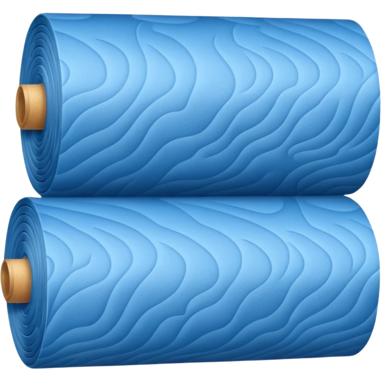 A roll of blue wallpaper  emoji