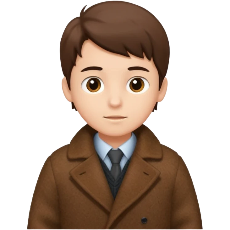 emoji- of a boy putting on his coat emoji