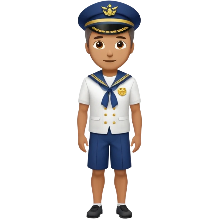 1618 marinero cuerpo entero, hombre de 40 años emoji