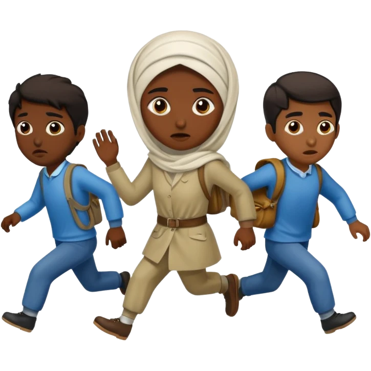 fleeing Iranians emoji