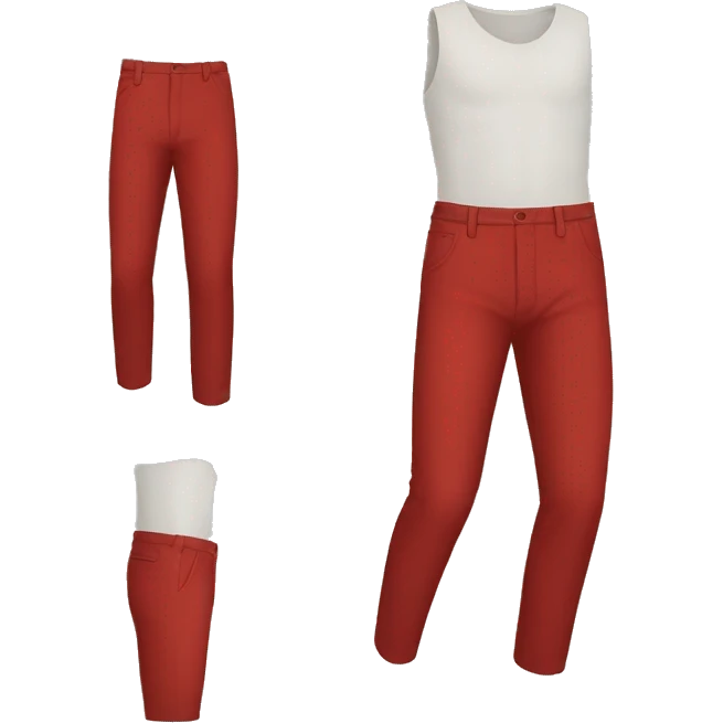 red trouser emoji