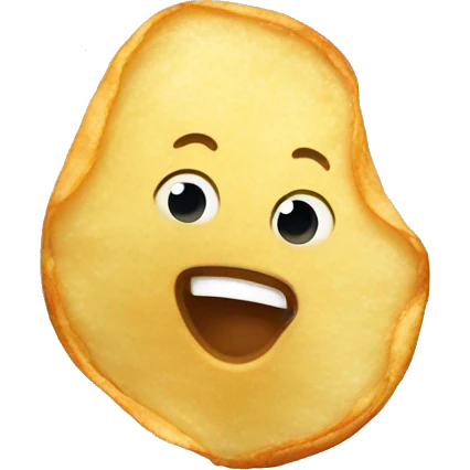 Potato chip emoji