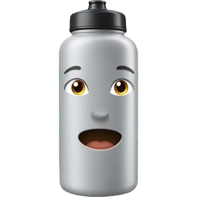 grey sports bottle emoji
