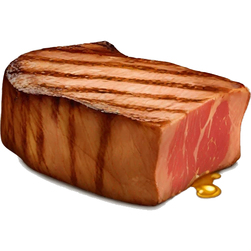 golden steak emoji