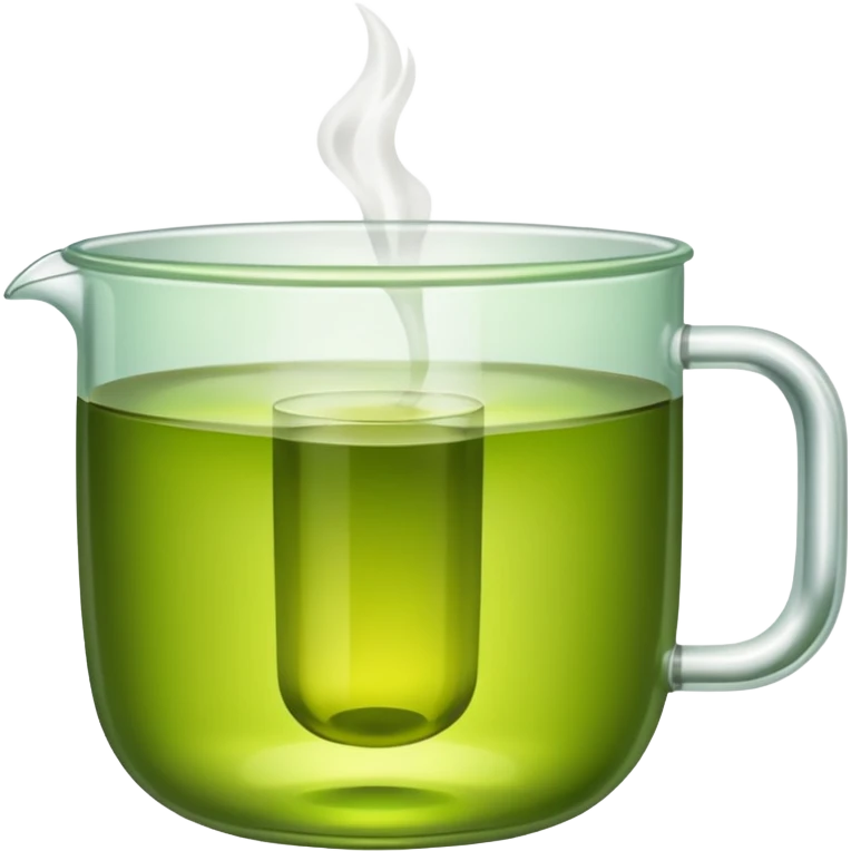 glass cup of green tea emoji