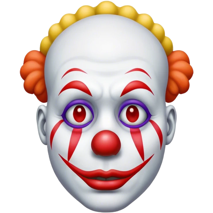 A sad clown named morose emoji