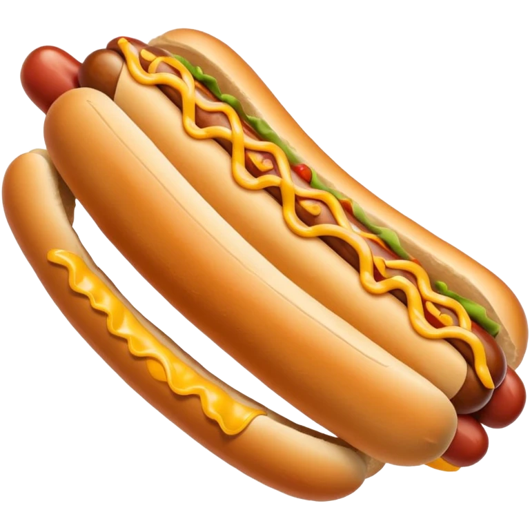Leaking hot dog emoji