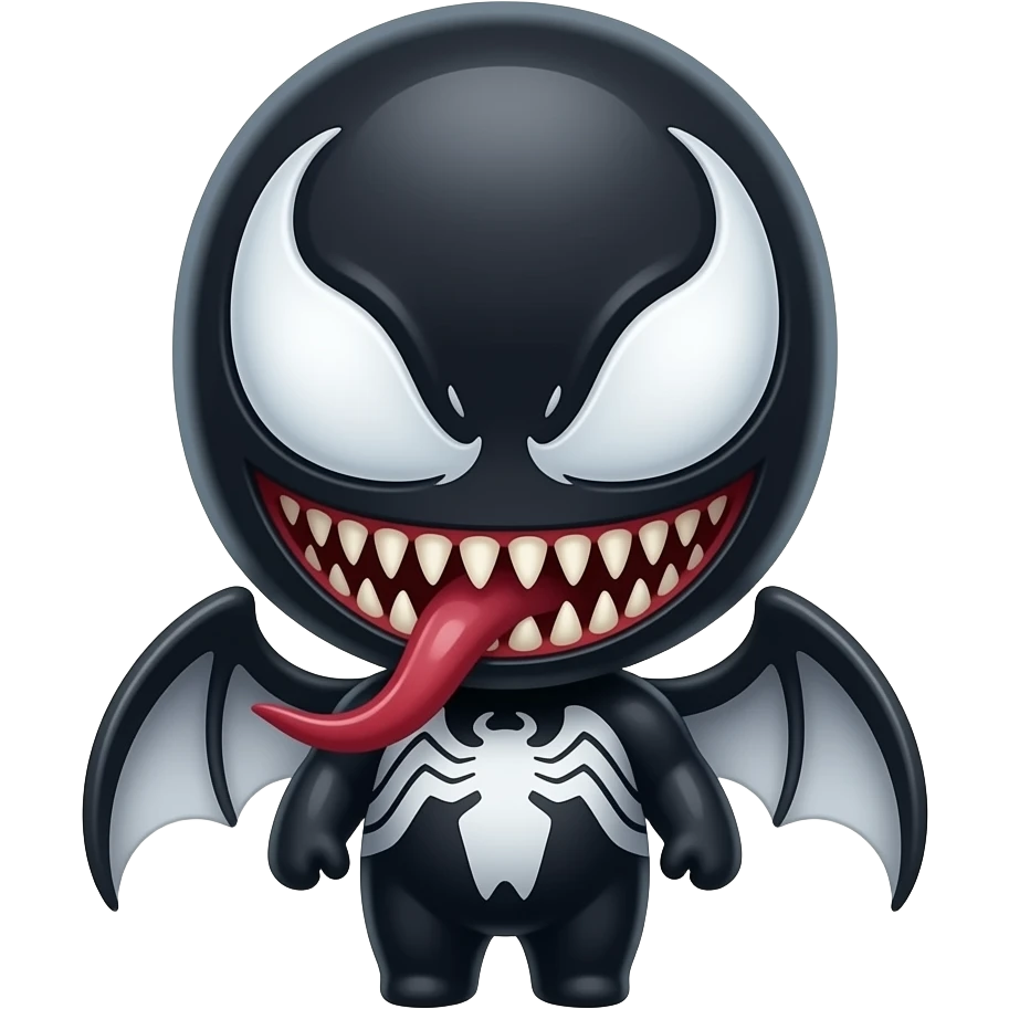 venom cute chibi emoji