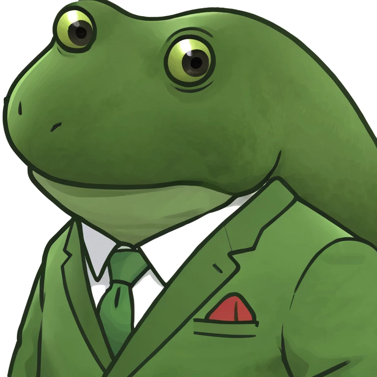 bufo in a japanese suit emoji