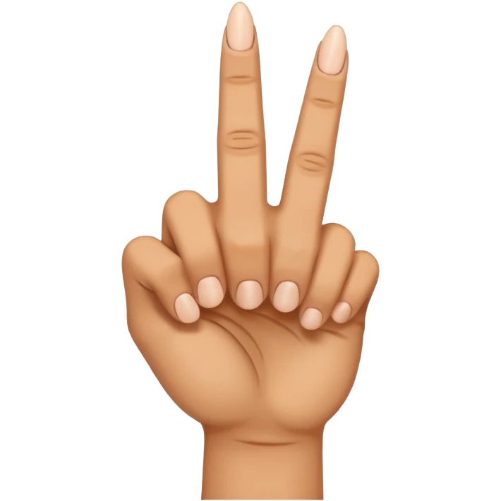 middle finger by side emoji