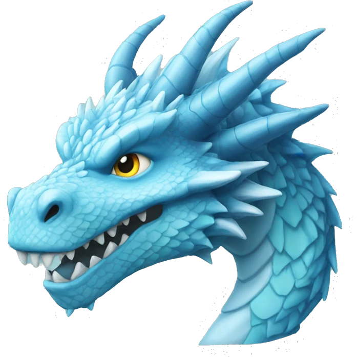 Ice dragon emoji