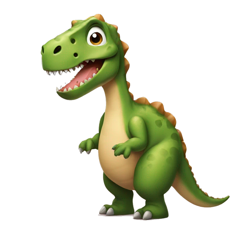 Dinosaur in love with dinosaur  emoji