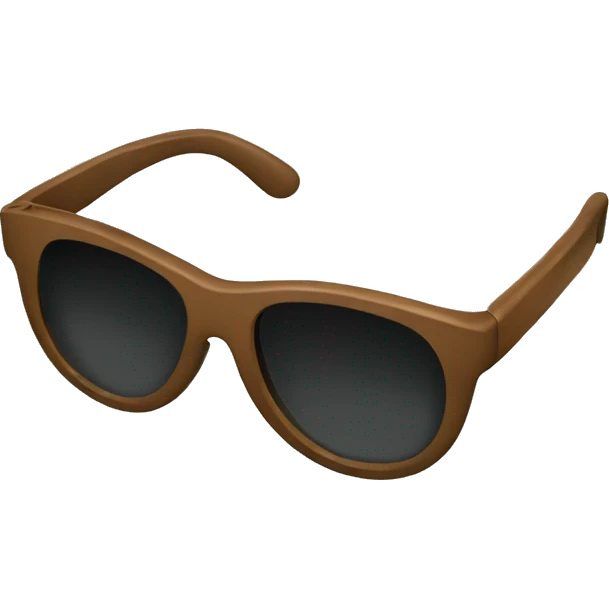 Sunglasses seen from the left
 emoji