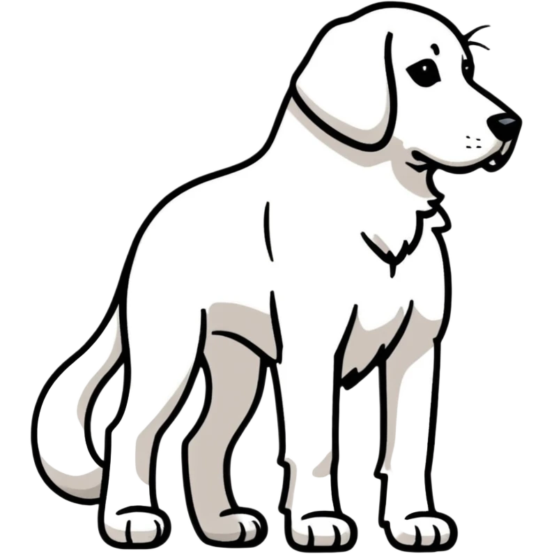 side profile of a dog emoji