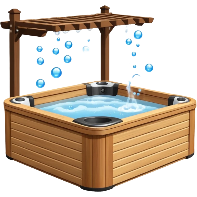 outdoor hot tub emoji