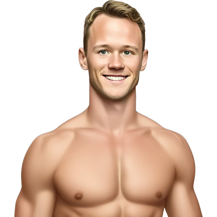 Jonathan Toews beach body with rainbow background emoji