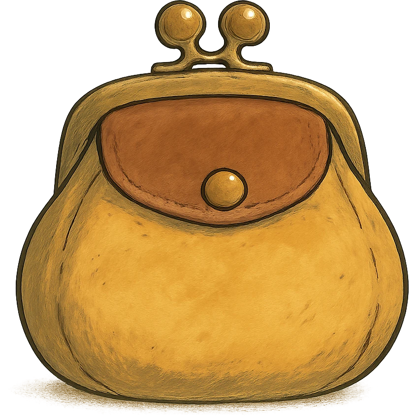Cute purse emoji