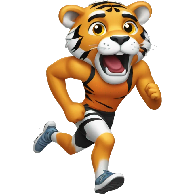 tiger trailrunning emoji