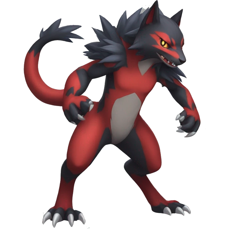 Nargacuga-Litten-Zoroark full body emoji