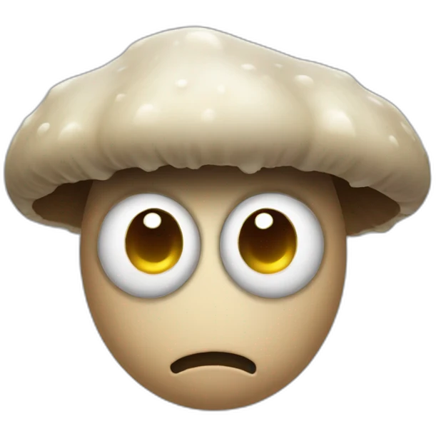 Fungi face mad emoji