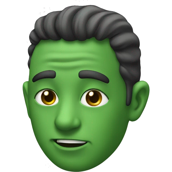 Amongus sus Green  emoji