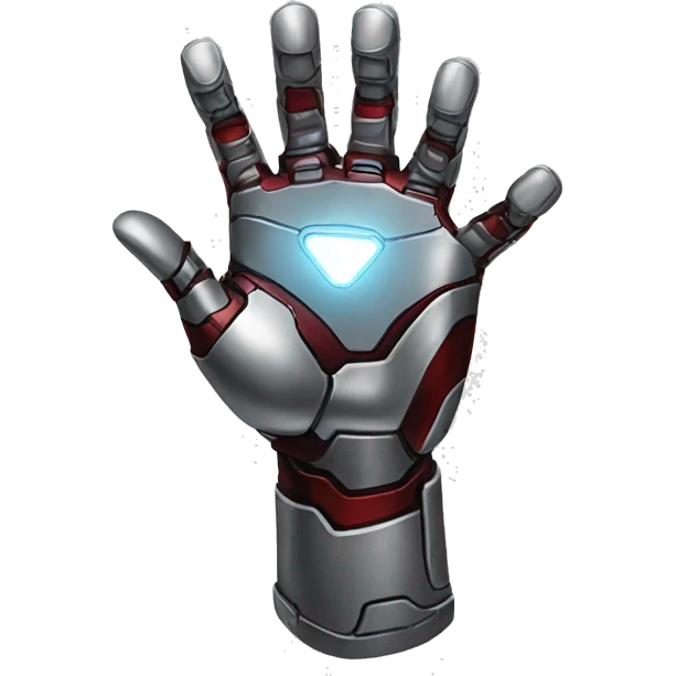 iron man hand emoji