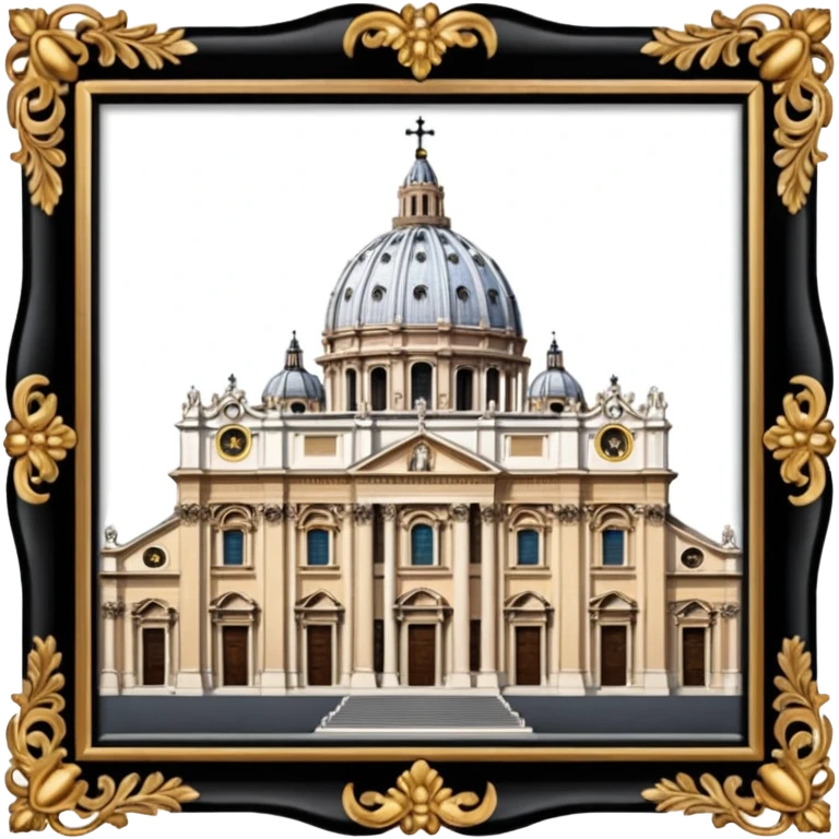 saint peter's church rome png style like  emoji