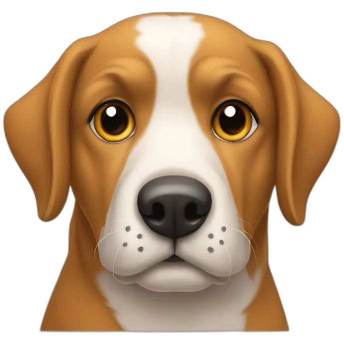 Ein lachender Hund emoji