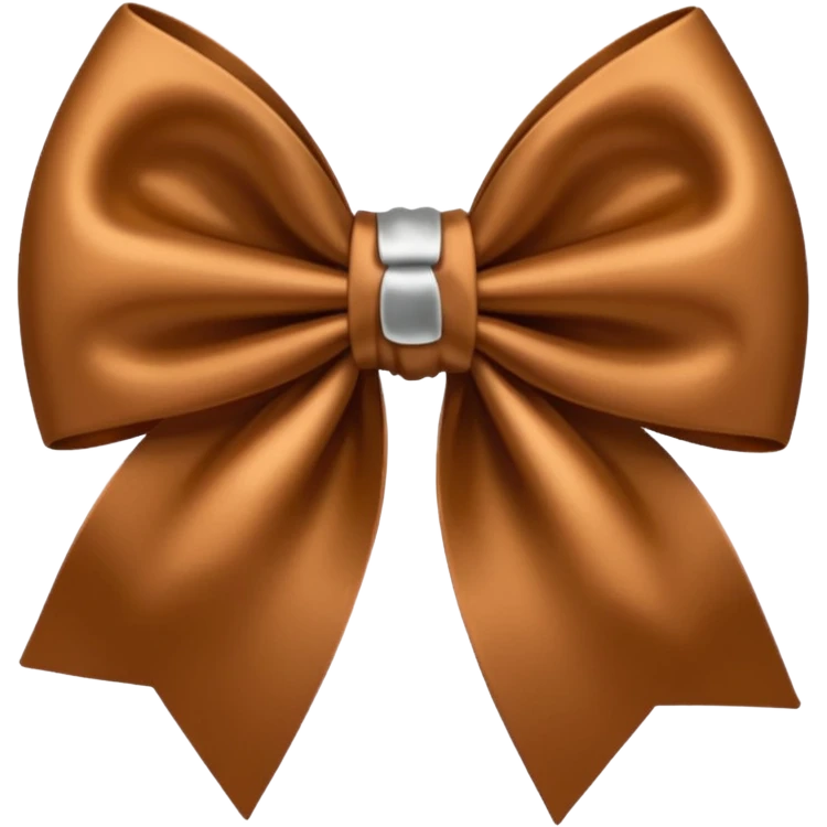 Brown bow emoji