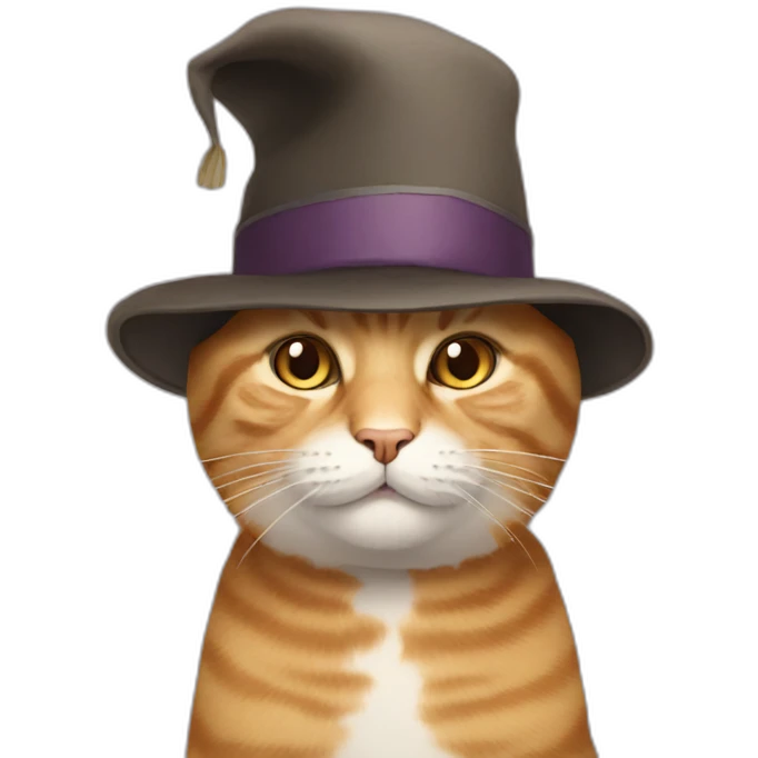 cat with a hat emoji