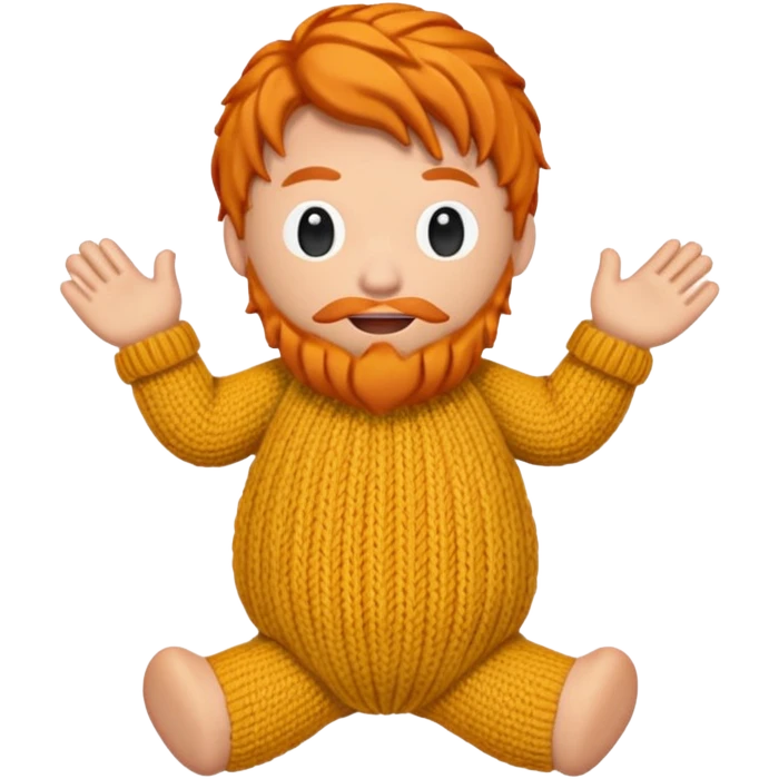 Knitted ginger ауьфду emoji